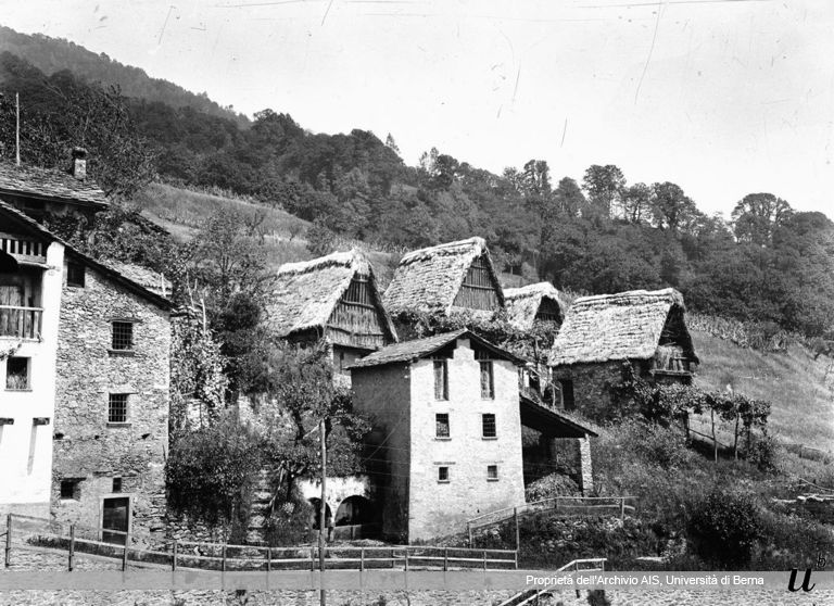 Paul Scheuermeier. Case di Germasino (CO), 1920