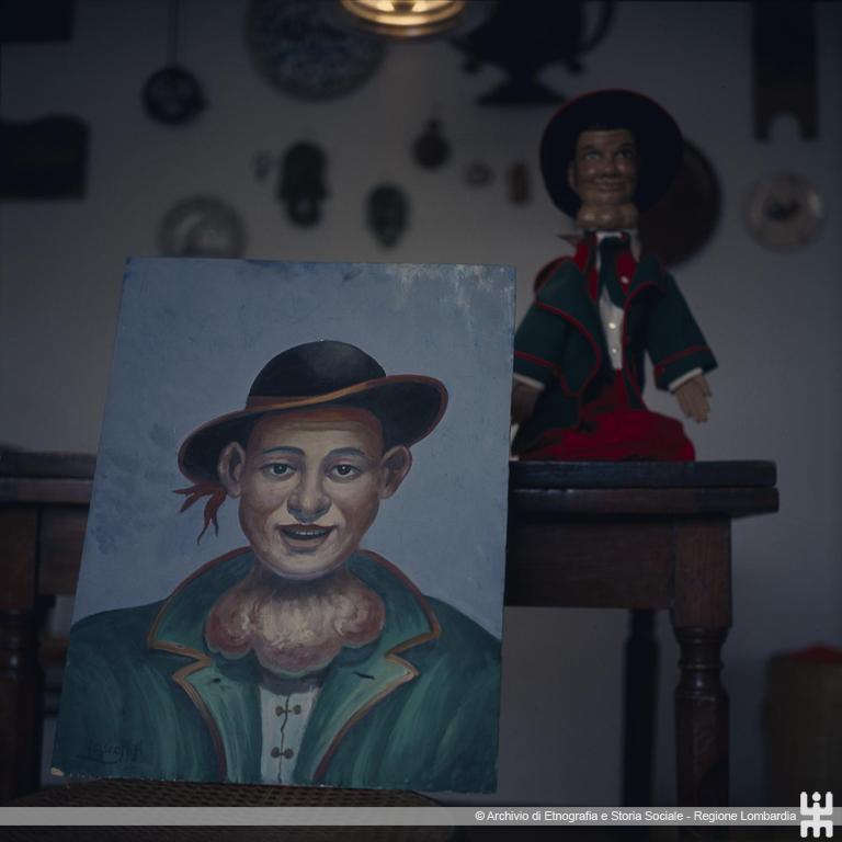 Riccardo Schwamenthal. Quadro e burattino degli anni '50